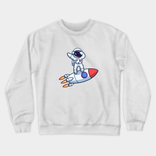 Astronot Dabbing Crewneck Sweatshirt